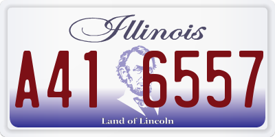 IL license plate A416557