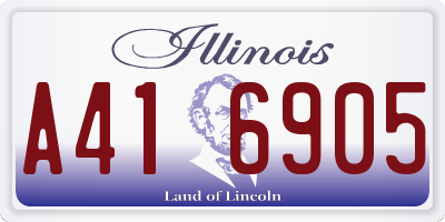 IL license plate A416905
