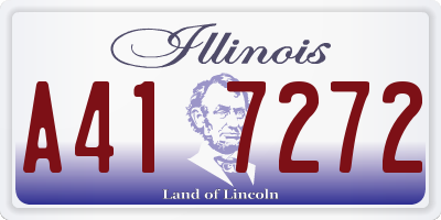 IL license plate A417272
