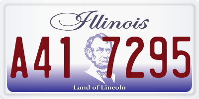IL license plate A417295