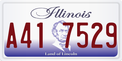 IL license plate A417529