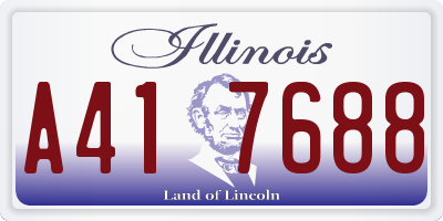 IL license plate A417688