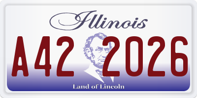 IL license plate A422026