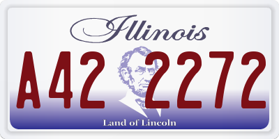 IL license plate A422272