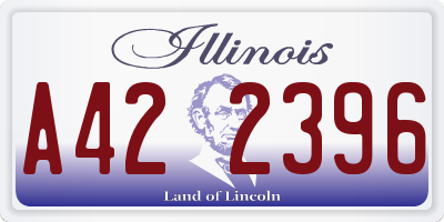 IL license plate A422396