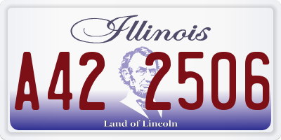 IL license plate A422506