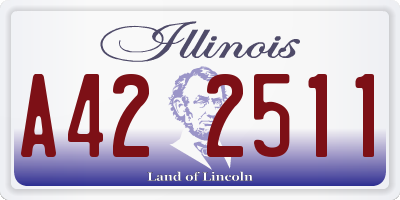IL license plate A422511