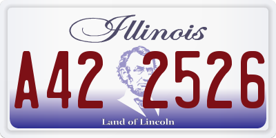 IL license plate A422526