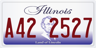 IL license plate A422527