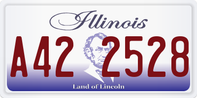 IL license plate A422528