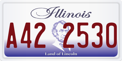 IL license plate A422530