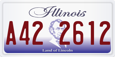 IL license plate A422612