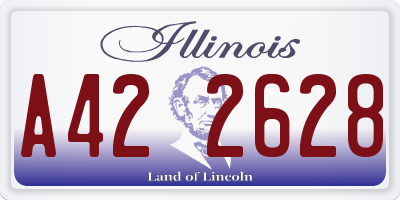 IL license plate A422628