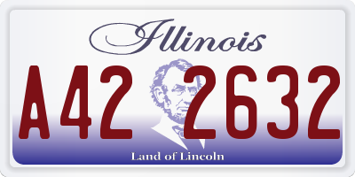 IL license plate A422632