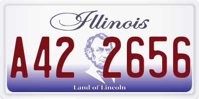 IL license plate A422656