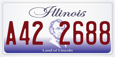 IL license plate A422688