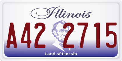 IL license plate A422715