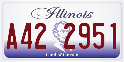 IL license plate A422951
