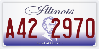 IL license plate A422970