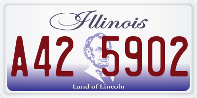 IL license plate A425902
