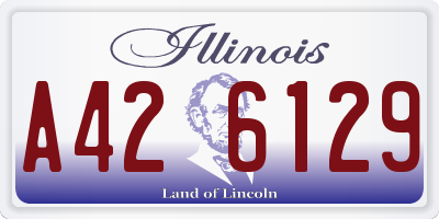 IL license plate A426129