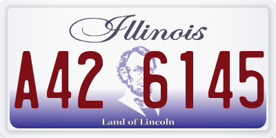 IL license plate A426145