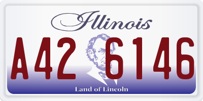 IL license plate A426146