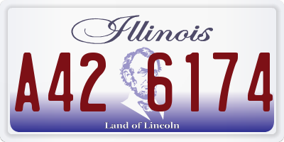 IL license plate A426174