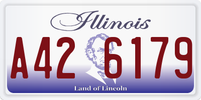 IL license plate A426179