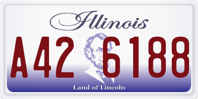 IL license plate A426188