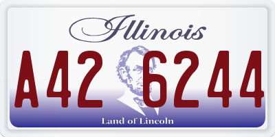 IL license plate A426244