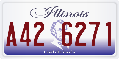 IL license plate A426271