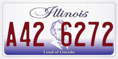 IL license plate A426272