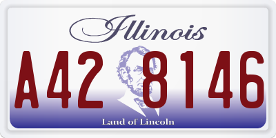 IL license plate A428146