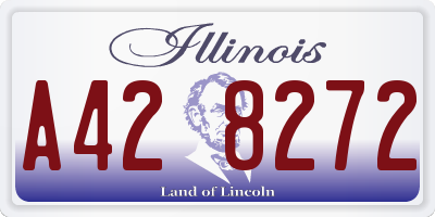 IL license plate A428272
