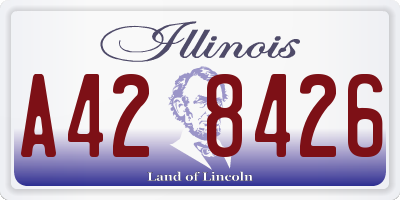IL license plate A428426