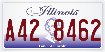 IL license plate A428462