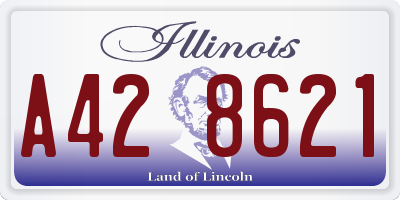 IL license plate A428621