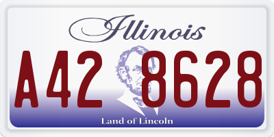IL license plate A428628
