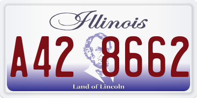 IL license plate A428662