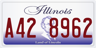 IL license plate A428962