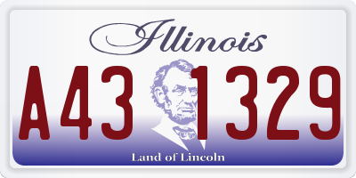 IL license plate A431329