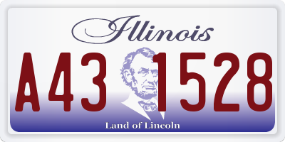 IL license plate A431528