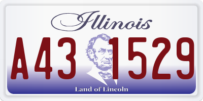 IL license plate A431529