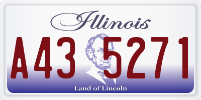 IL license plate A435271
