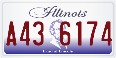 IL license plate A436174