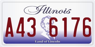 IL license plate A436176