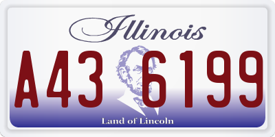 IL license plate A436199