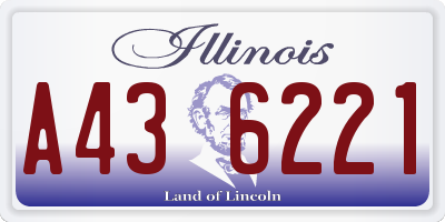 IL license plate A436221