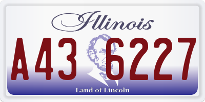 IL license plate A436227